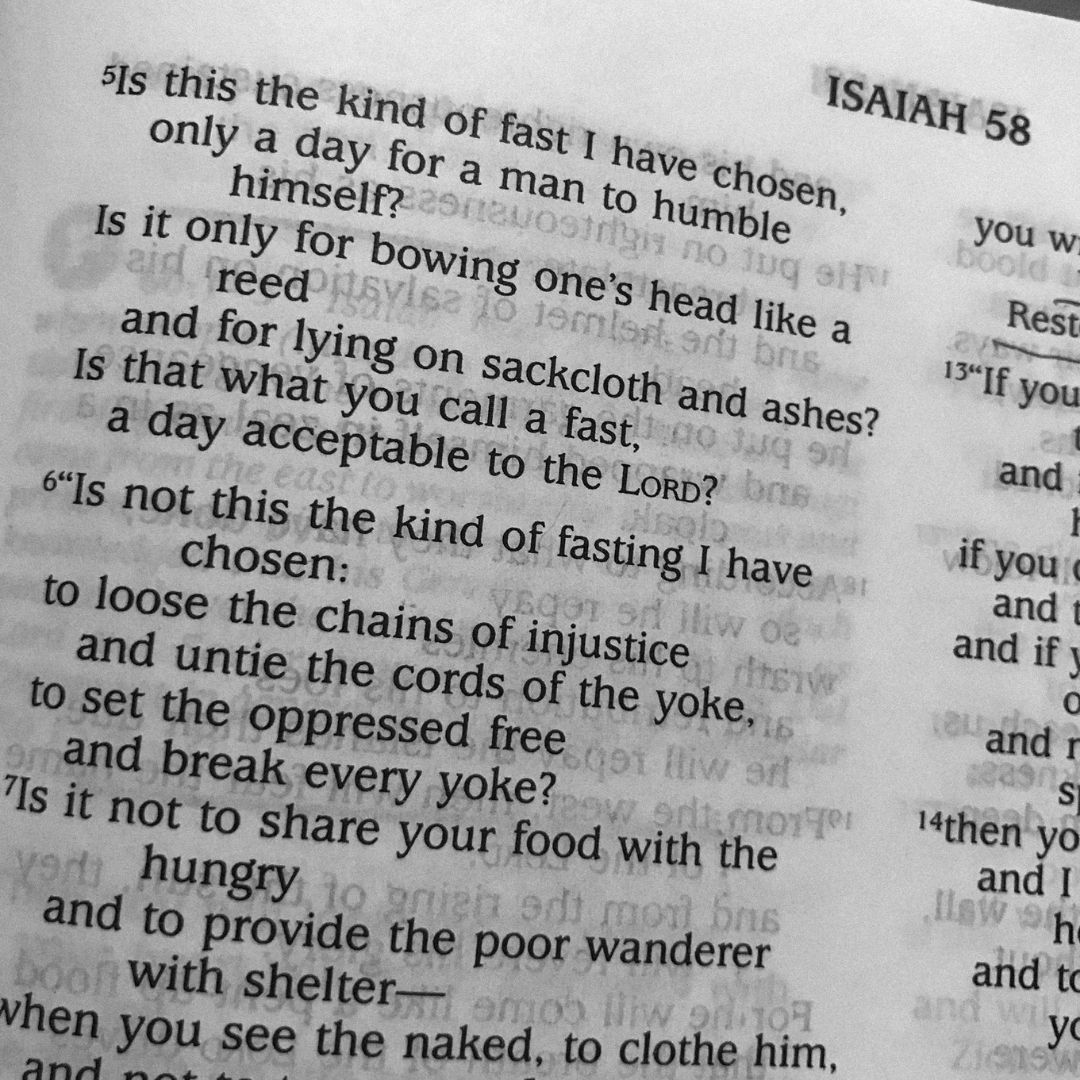 Isaiah 58:4-11